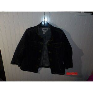 Y2K A.M.I. Denim Jacket Jean Cotton‎ Long Sleeve Women's Size med